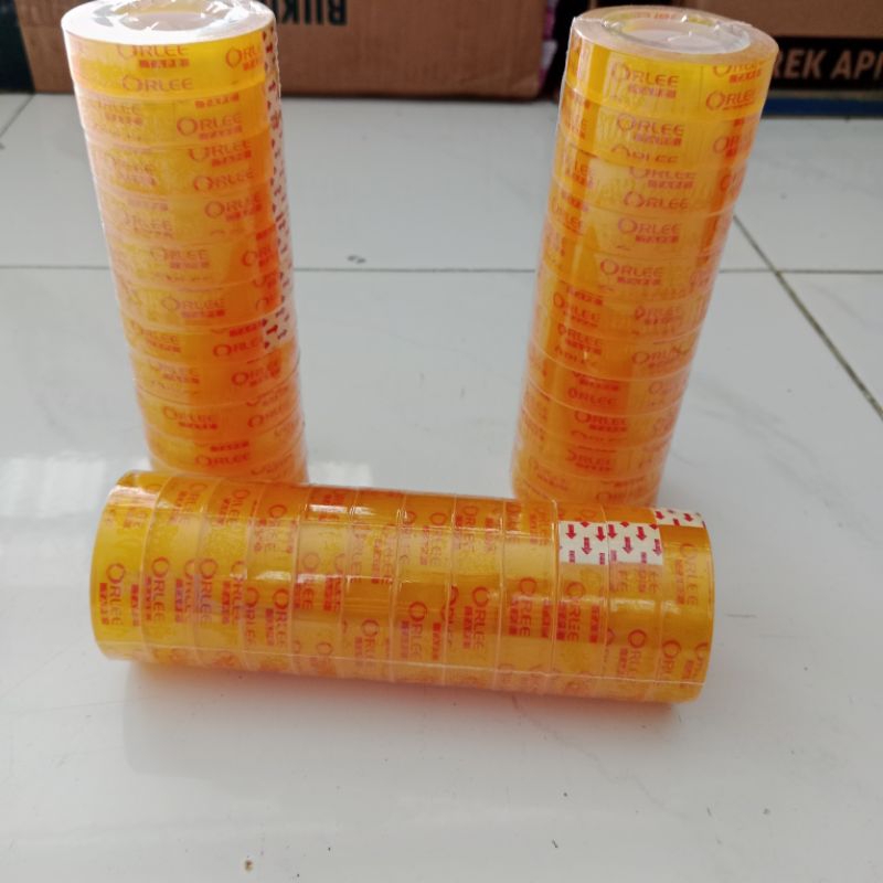 

ISOLASI TAPE ORLEE ORY 25Y ISI 12 ROL ecer 2000