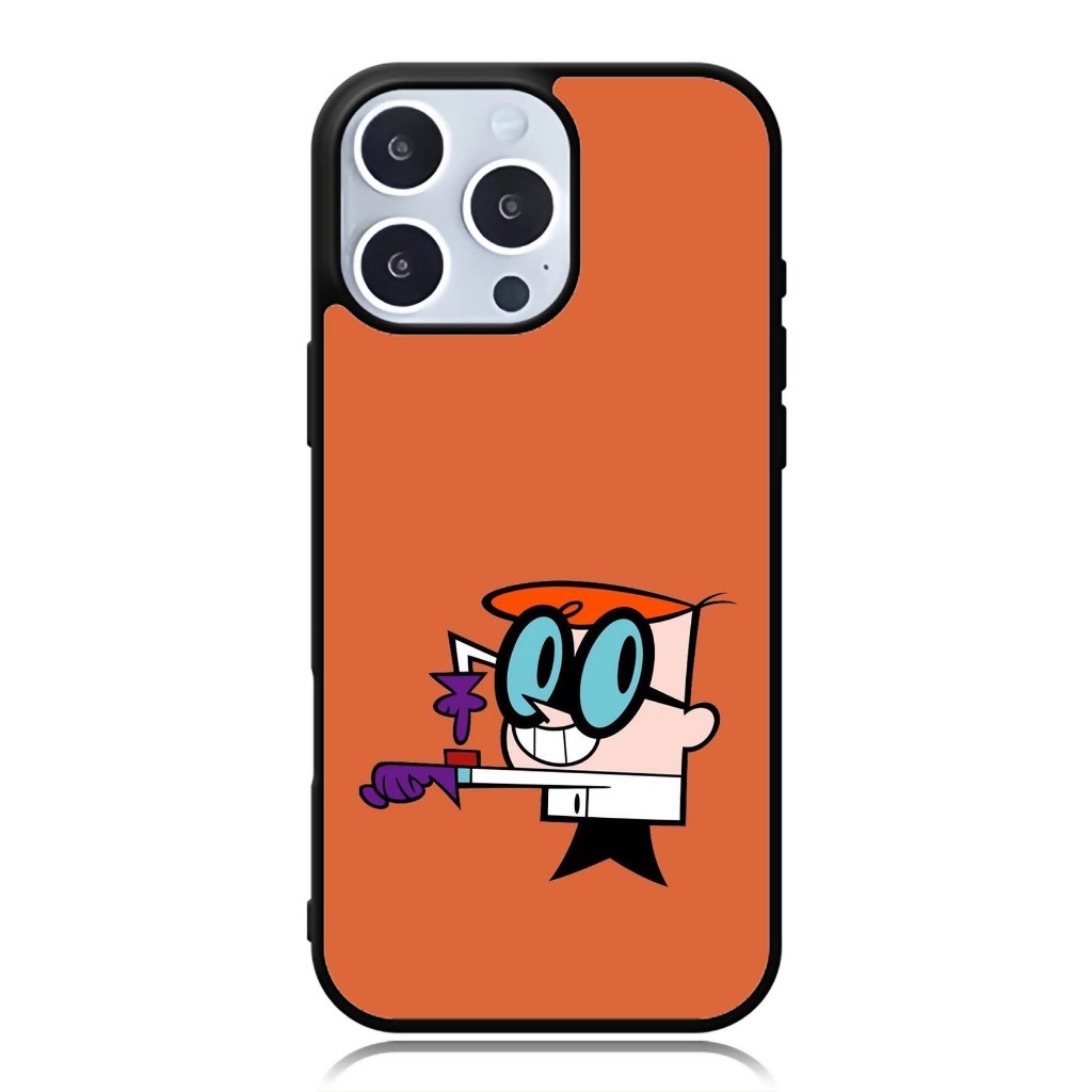 Case iPhone 17 16 15 14 13 12 11 X 8 7 6 5 Xs XR Mini Plus Pro Max Custom Softcase Dexter Laboratory
