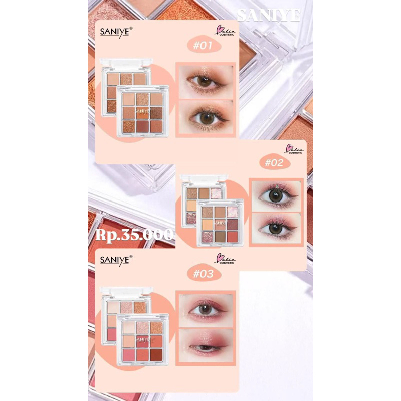 SANIYE EYESHADOW PALETTE
