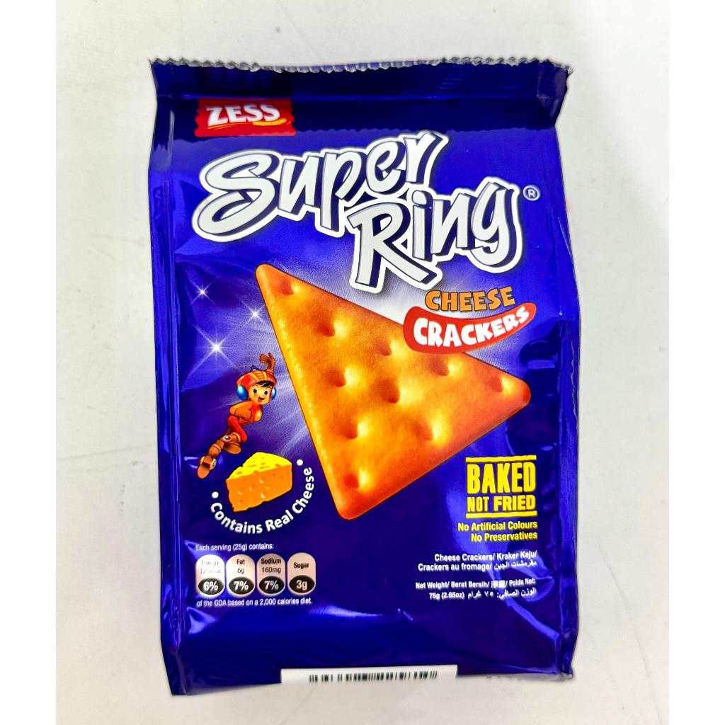 

Zess Super Ring Cheese Crackers 75gr - Crakers Rasa Keju