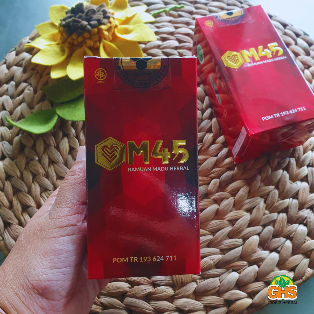 BISA COD GHS M45 Ramuan Madu Herbal Madu M45 Herbal Terapi Jantung Kolesterol Darah Tinggi Diabetes 