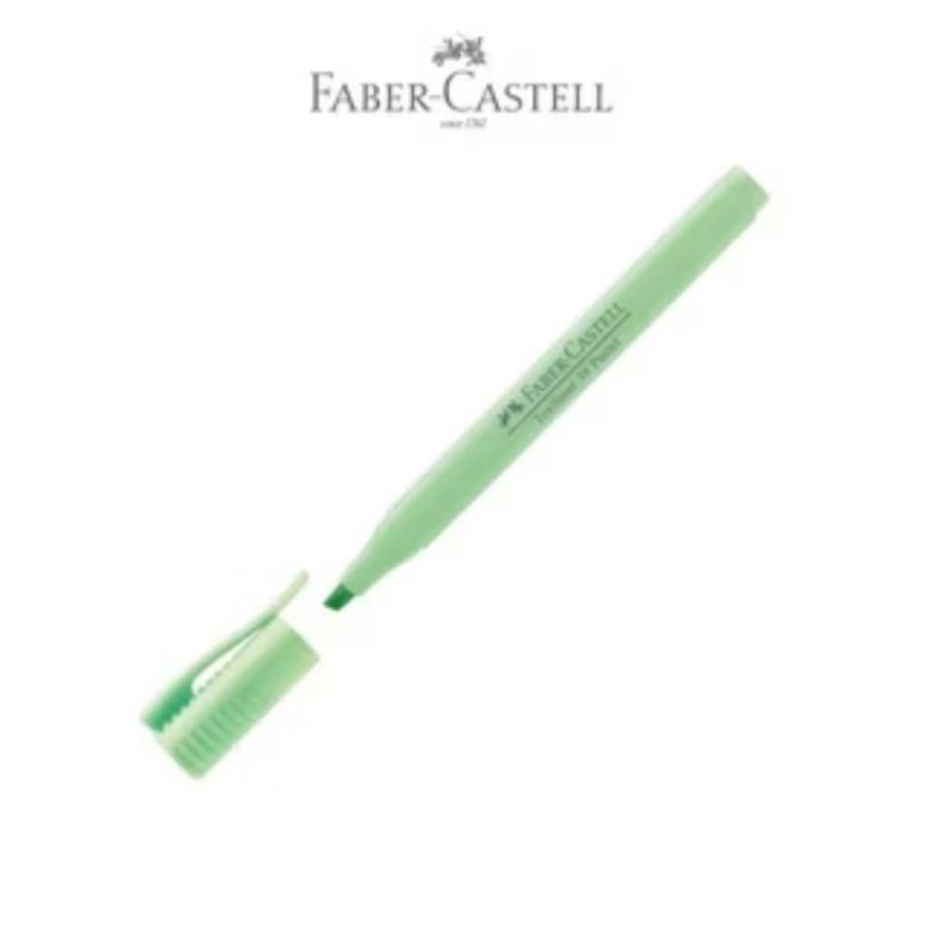 

Texliner Pen Hijau Pastel Faber Castell 158115 Highlighter 38 Pastel