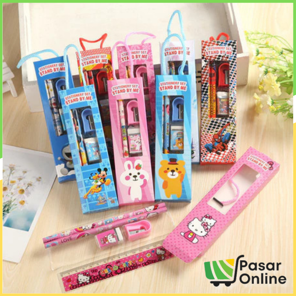 

Set Alat Tulis 5 in 1 / Set Alat Tulis Kartun / Set Alat Tulis 5 in 1 Lucu / Set Alat Tulis Anak Motif Kartun Y3432