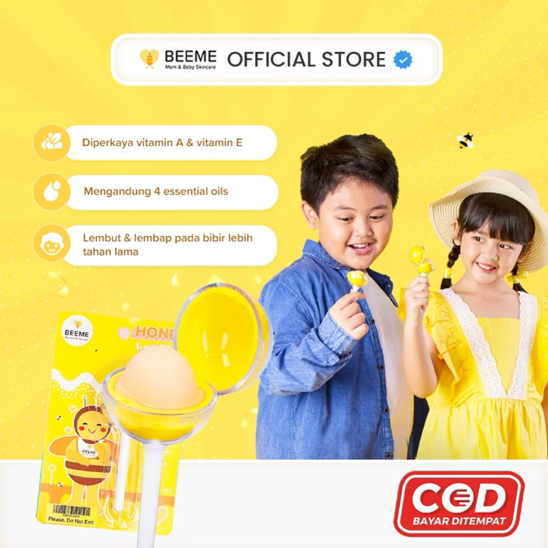 

Beeme Honey Lollipop Balm | Pelembab Bibir | Lipbalm