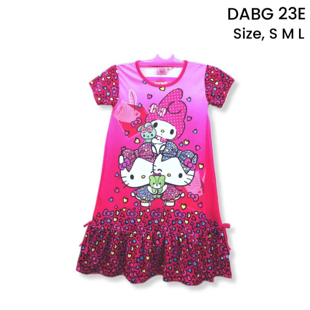 Daster anak perempuan kuromi/dress Anak Jumbo Karakter Frozen / Daster anak perempuan / daster anak 
