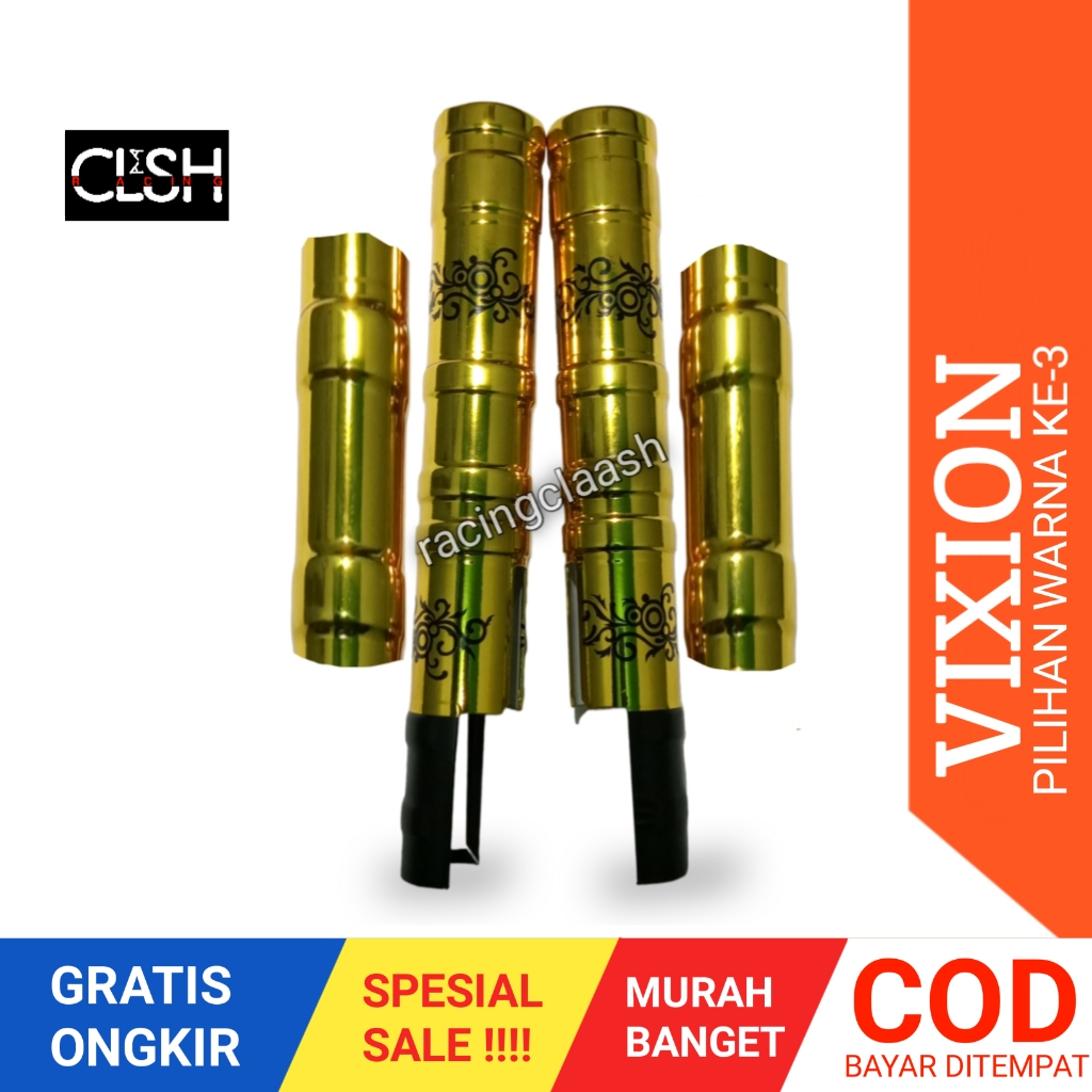 RACING CLAASH Cover Shock Breaker Depan Vixion Old New Cover Shockbreaker Vixion r Cover Shock Vixio
