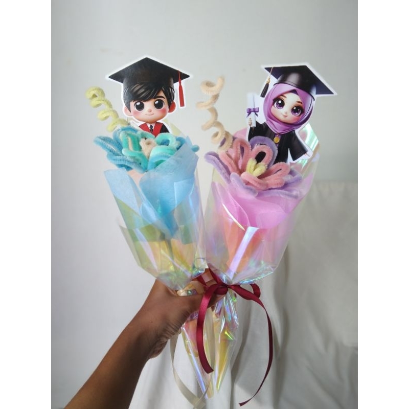 BUKET WISUDA / BUKET KADO WISUDA / BUKET SEMPRO / BUKET ANNIVERSARY / BUKET CEWEK / BUKET COWOK / BU