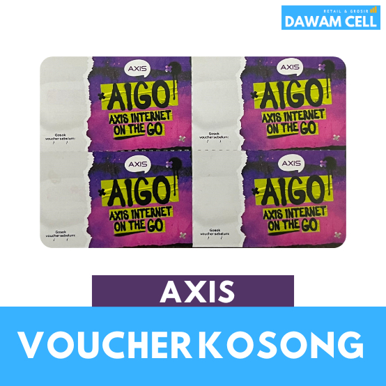 VOUCHER AXIS KOSONG NASIONAL (1BOX ISI 400SN)