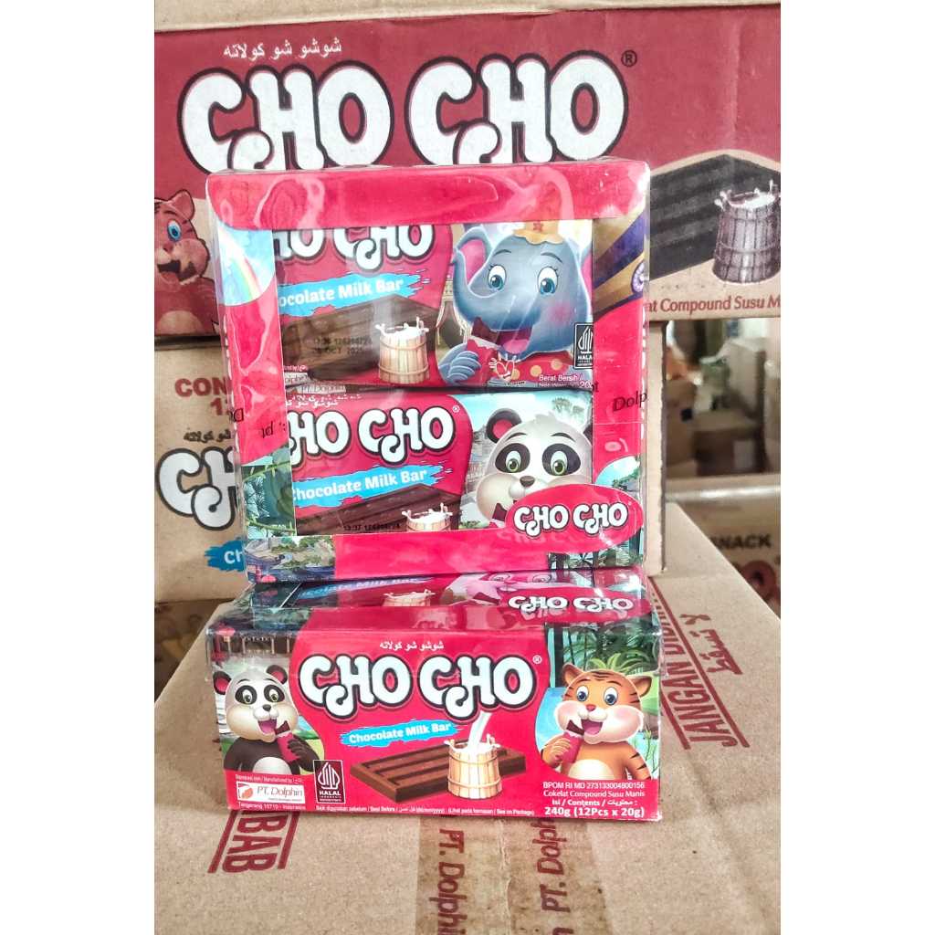 

Cho Cho Chocolate Milk Bar 240 G / 12 Pcs @ 20 G