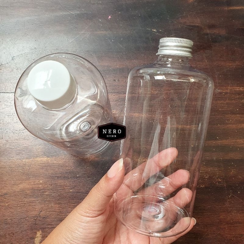 Botol Bening 500ml Plastik / Botol Plastik / Botol tempat sabun / Botol minum kemasan / Botol susu /