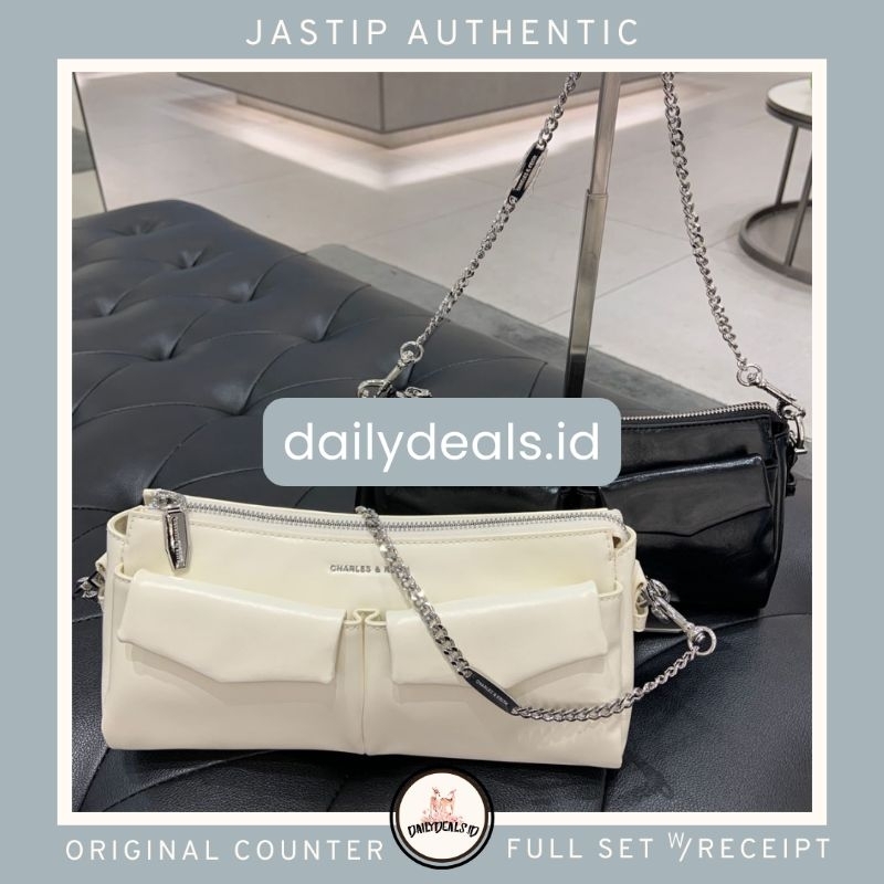 #2-20160191 Rachel Elongated - Jast[p] CK ORIGINAL COUNTER FRONT PO#ET CHAIN HANDLE BAG TAS STORE AU