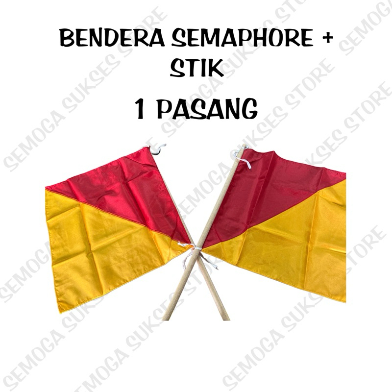 

Bendera semaphore + stik sepasang