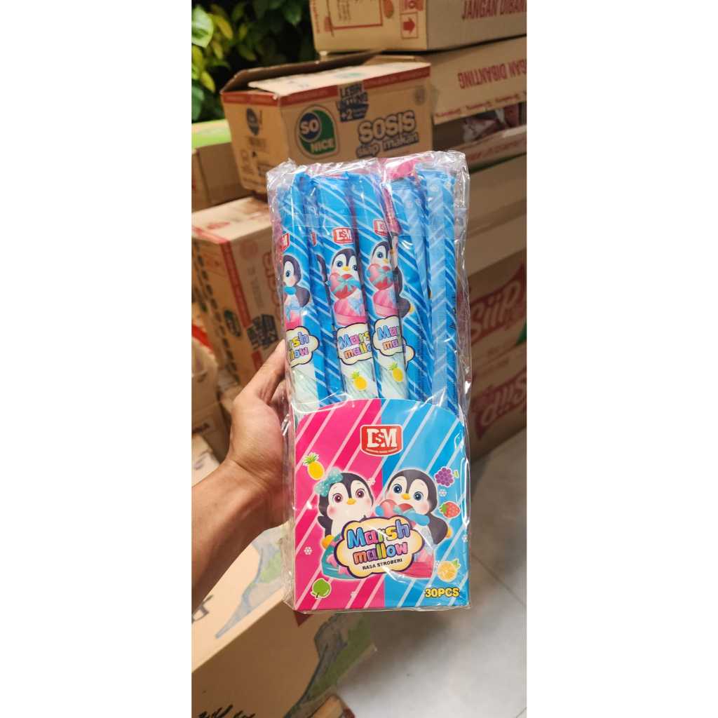 

Marshmallow Panjang DSM pak isi 30 pcs