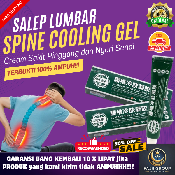 Cream Salep Lumbar Original, Salep Lumbar Cold Compress Gel, Salep Lumbar Spine Cooling Gel,