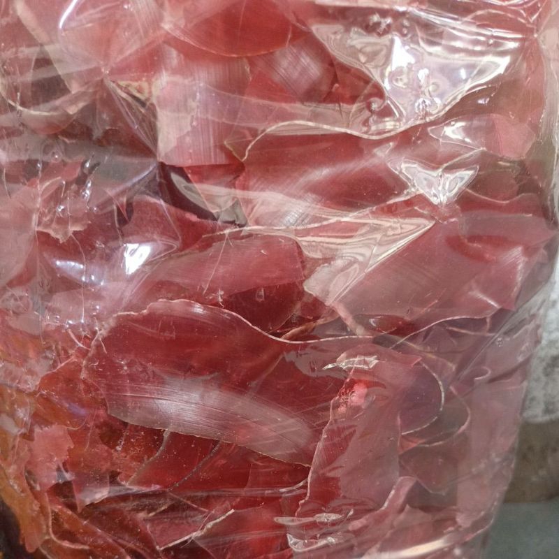 

kerupuk merah lontong padang