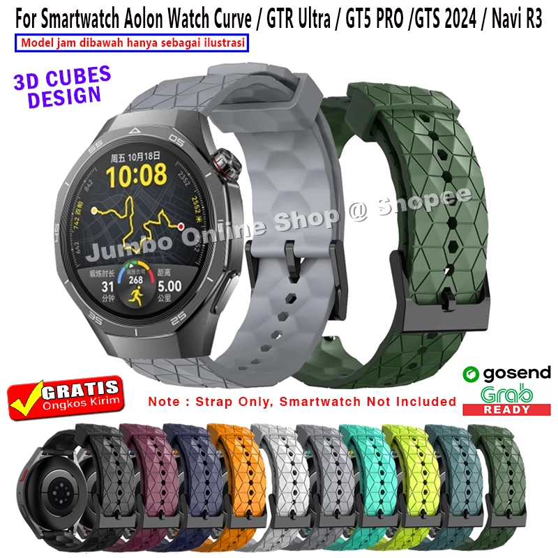 STRAP TALI JAM Smartwatch Aolon Watch Curve / Aolon Watch GTR Ultra / Aolon Watch GT5 PRO / Aolon Wa