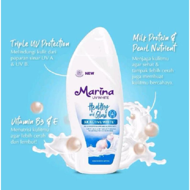 Marina Biru// Marina Healthy & Glow// Marina Biru 460ml// Marina Viral