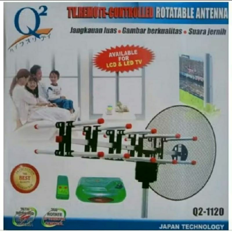 Antena Parabola Tv Mini Outdoor / Antena tv remote + booster Q2- 1120