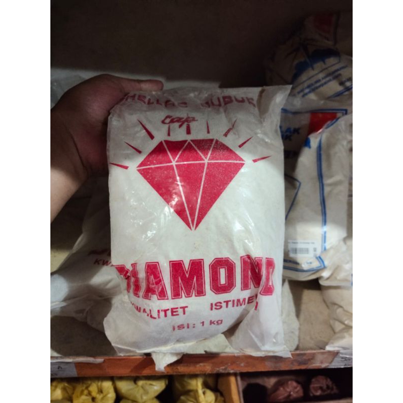 Shellac Bubuk Cap Diamond(Serlak/Sirlak/Shelak/Shelacc) 1000gram 1kg Campuran Spertus Lapisan Cat Pe