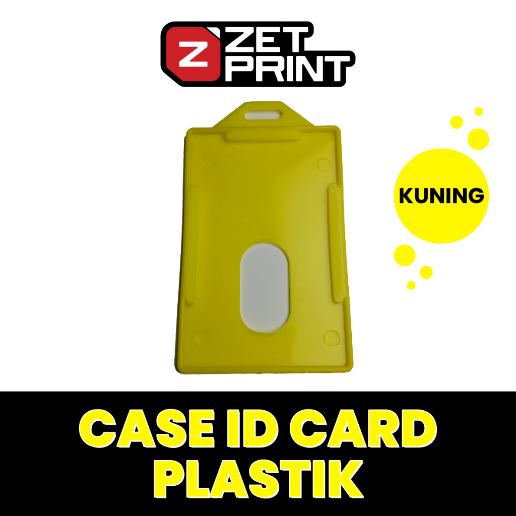 

Case Tempat Id Card Plastik Kuning