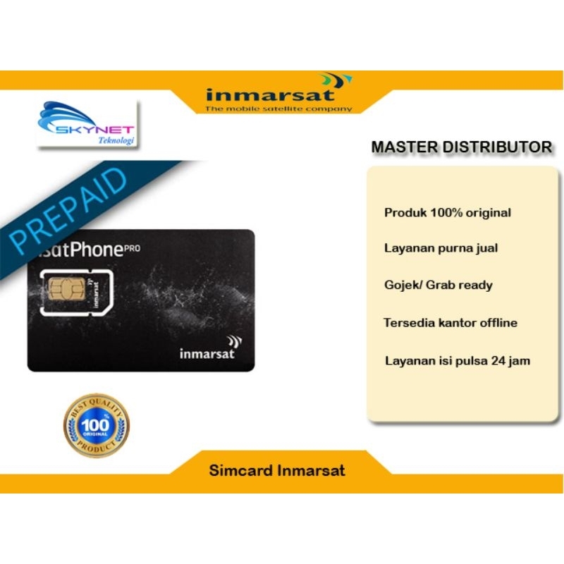 Simcard Kartu Perdana Telepon Satelit Inmarsat