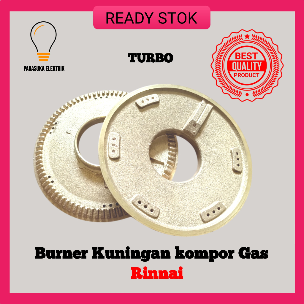 BURNER RINNAI TURBO ORI TURBO  KW SUPER/BURNER KUNINGAN RINNAI /RING API KOMPOR RINNAI/BURNER KOMPOR