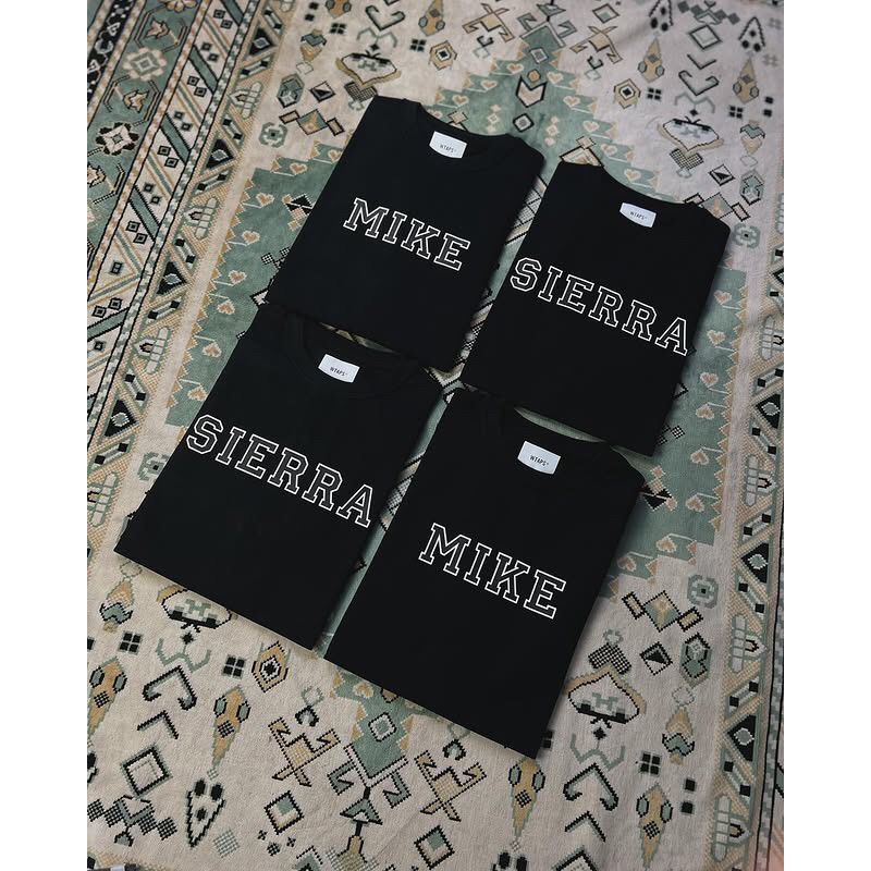 WTAPS men academy tee black