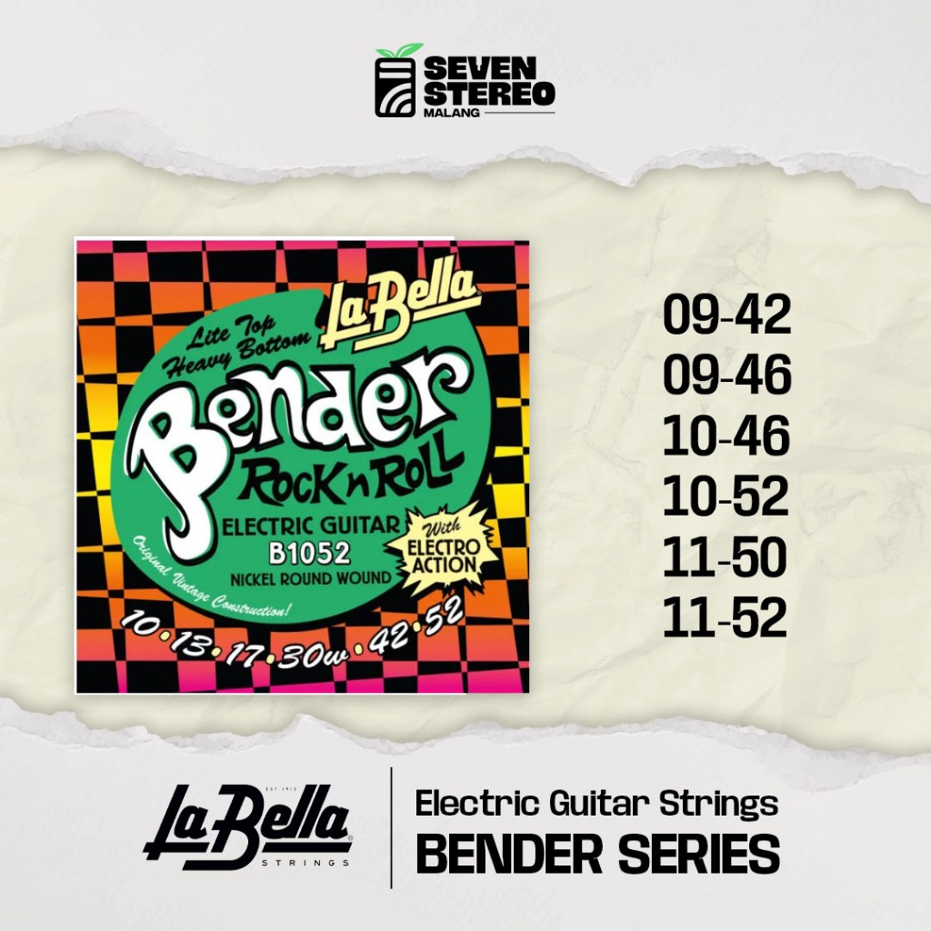 La Bella Labella Bender Electric Guitar Strings - Senar Gitar Elektrik