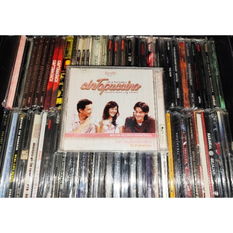 CD Soundtrack Cintapuccino - D'Cinnamons, Olif, Ahmad Dhani, Yana Julio, Utopia, Rita Effendy