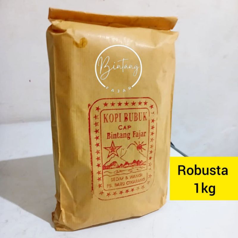 

Kopi Bubuk Bintang Fajar Robusta -1kg