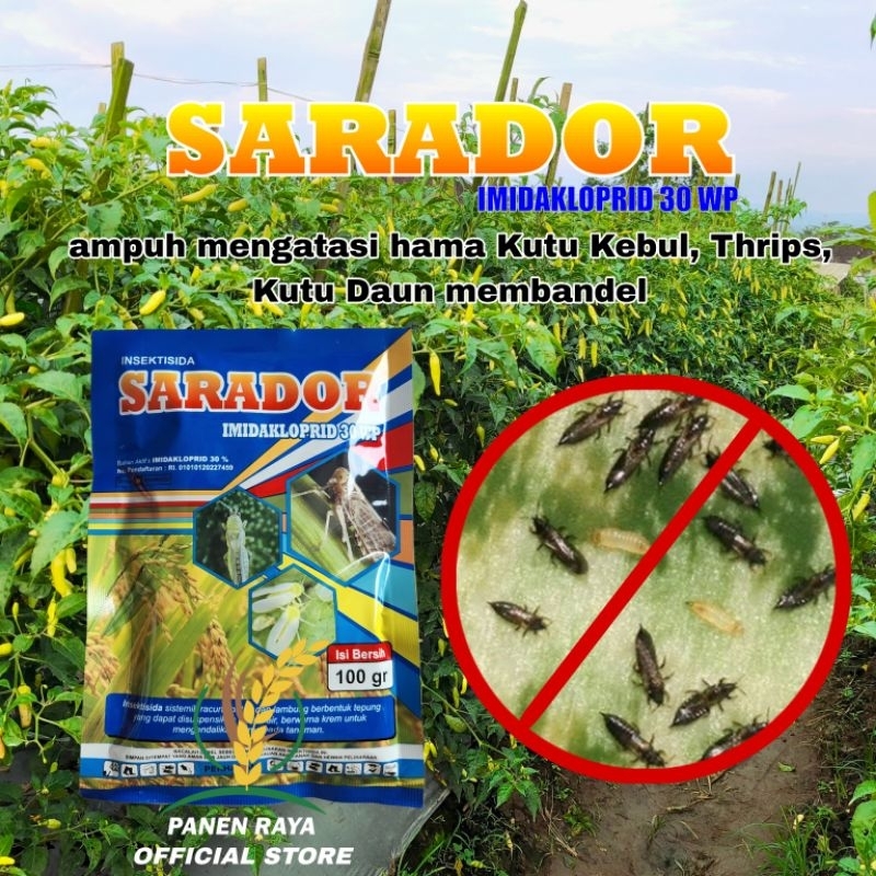 Sarador 30 Wp 100gr insektisida  imidakloprid 30%