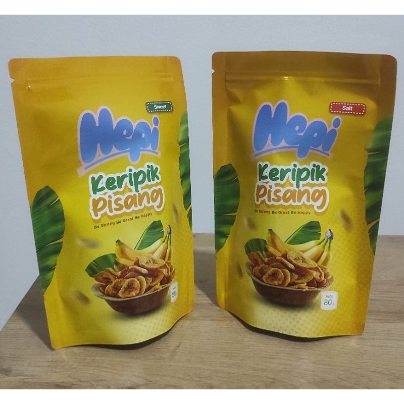 

Keripik Pisang Hepi Cemilan Snack Banana Chips