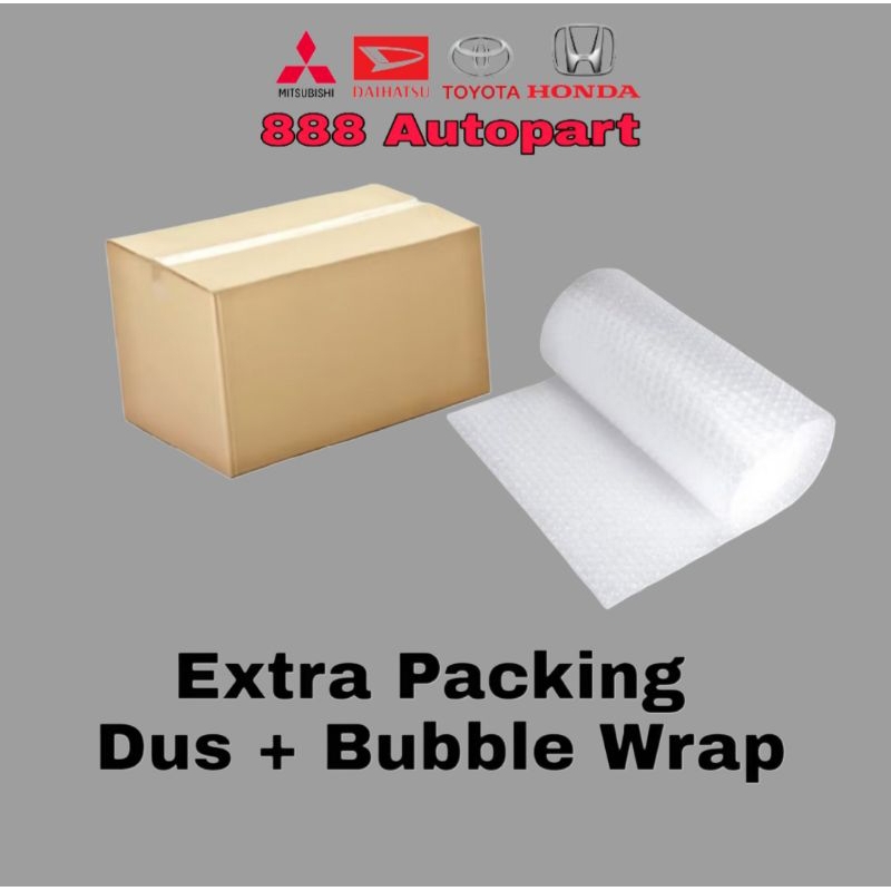 

Extra Packing Bubble Warp + Kardus Untuk Pengiriman Seluruh Indonesia