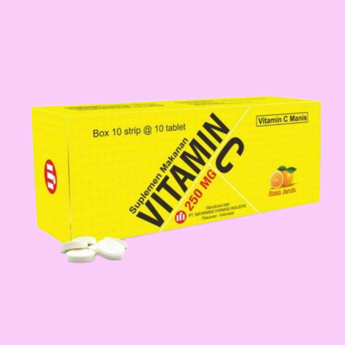 VITAMIN C 250MG IFI PER BOX ISI 10 STRIP