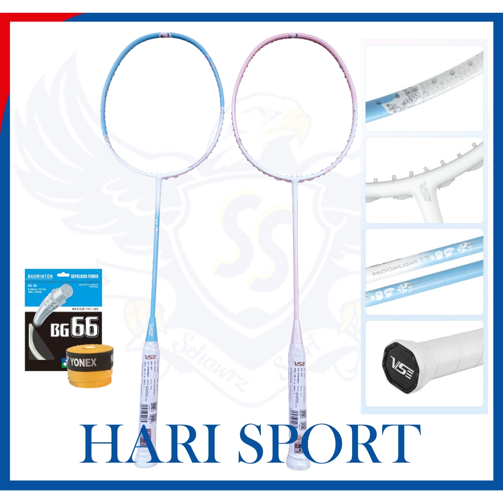 VENSON MoonLight 17 | VSE Moon Light 17 ORIGINAL RAKET BADMINTON BULUTANGKIS