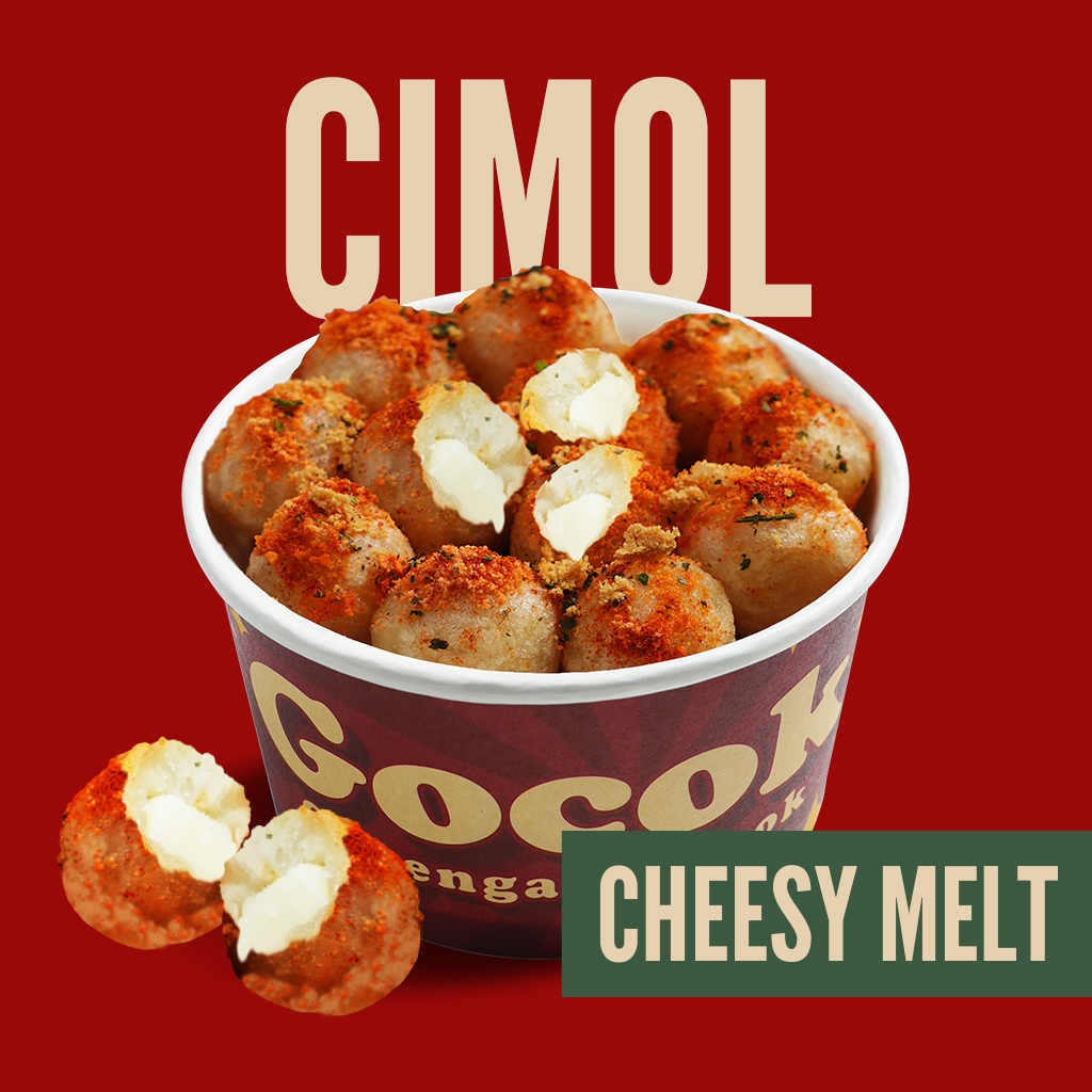

MENU GOCOK (GORENGAN KOCOK) CIMOL CHEESY MELT JAGUNG BAKAR & BALADO