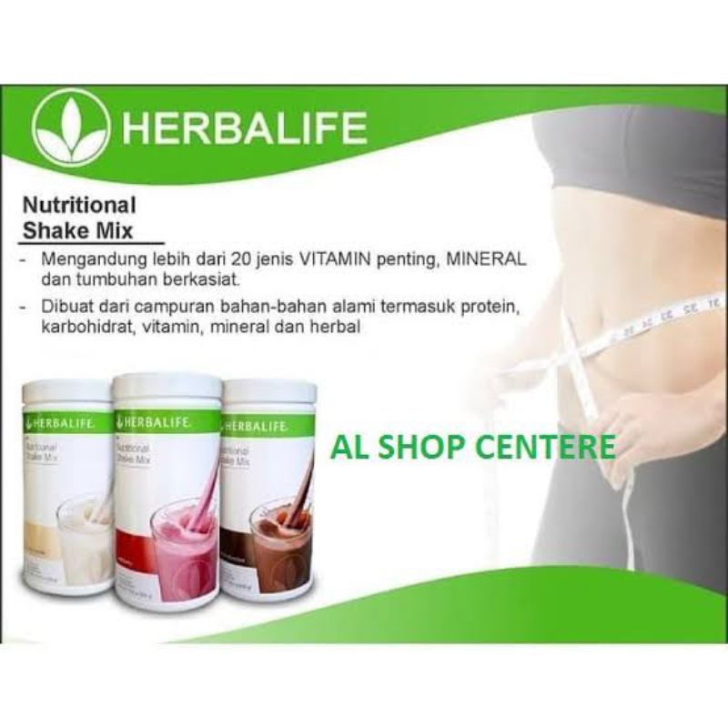 shake Herbalife Nutrisi Pengganti Makanan Diet Shake Milk Susu varian rasa 100% ORIGINAL