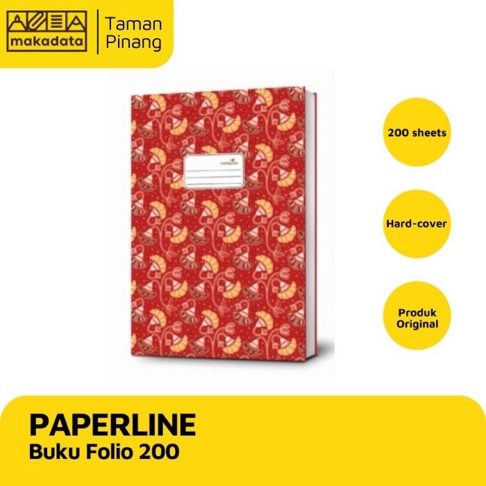 

BUKU TULIS KEUANGAN / PAPERLINE HARDCOVER UKURAN FOLIO ISI 200 LEMBAR (1 PCS)