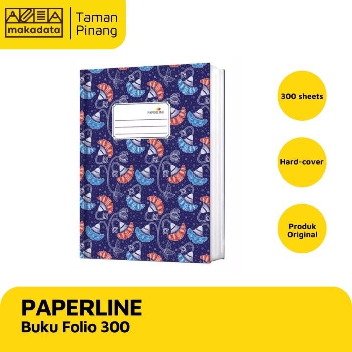 

PAPERLINE BUKU HARDCOVER FOLIO 300 / PAPERLINE BUKU KAS KEUANGAN HARD COVER FOLIO ISI 300 (1 PCS)