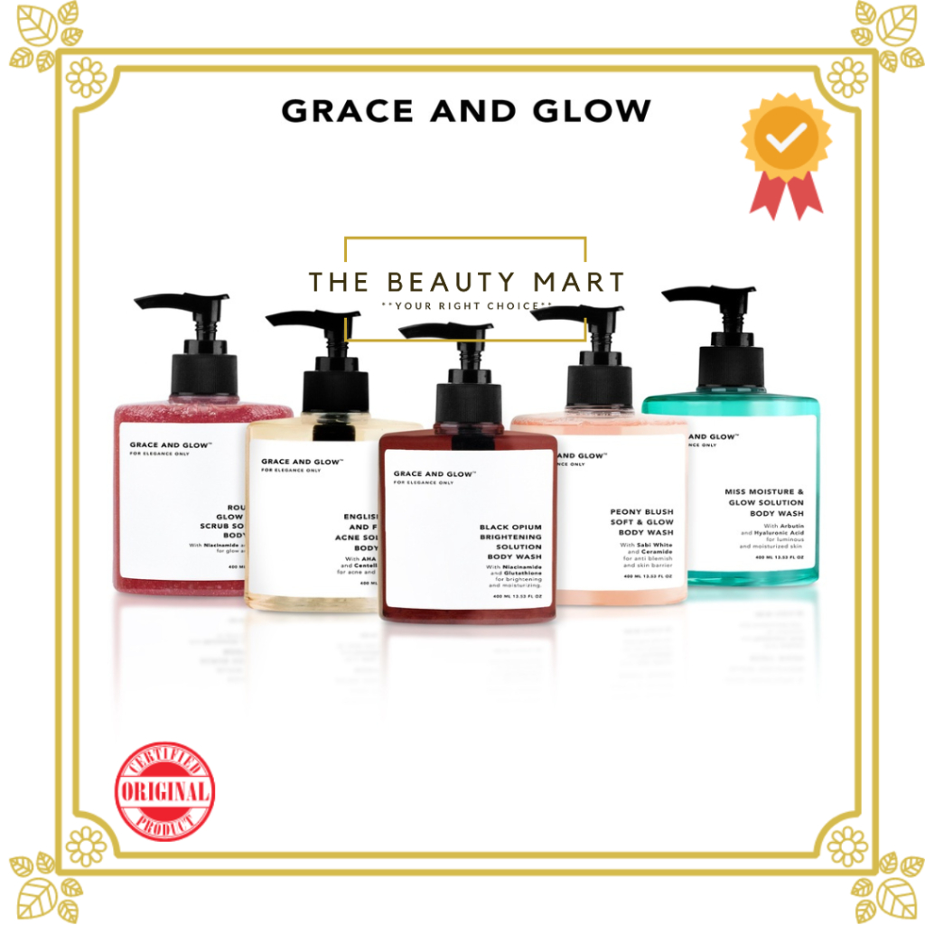 GRACE AND GLOW Brightening & Anti Acne Body Wash | Sabun Badan