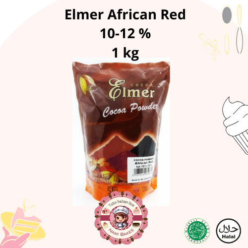 

Elmer African Red 10 - 12 % Cocoa Powder / Bubuk Coklat 1 kg