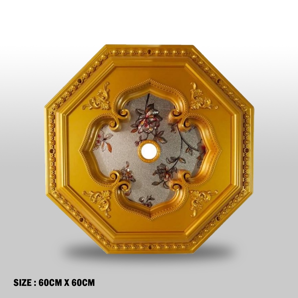 Ornamen lampu hias 60x60