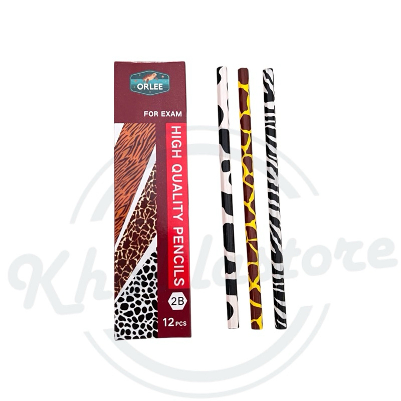 

Pensil 2B Animal Orlee isi 12 pcs