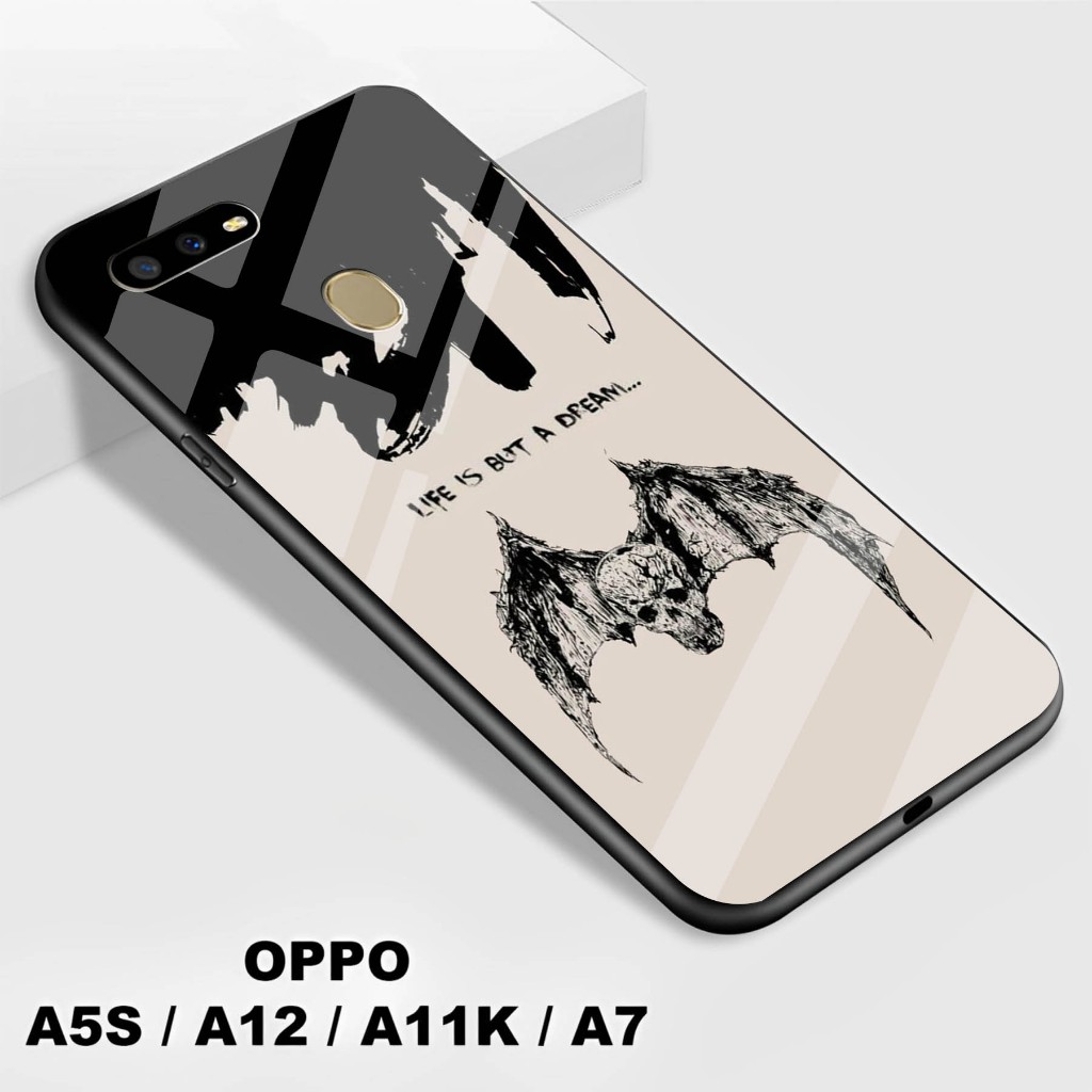 Softcase Kaca Kilau Oppo A5S / A12 / A7 / A11K - Softcase Kaca   Oppo A5S / A12 / A7 / A11K - Softca