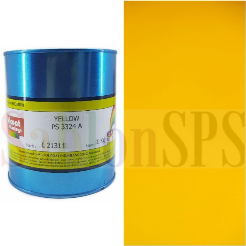 

POLICOAT YELLOW PS 3324 A CAT SABLON PVC BASIS MINYAK 1KG