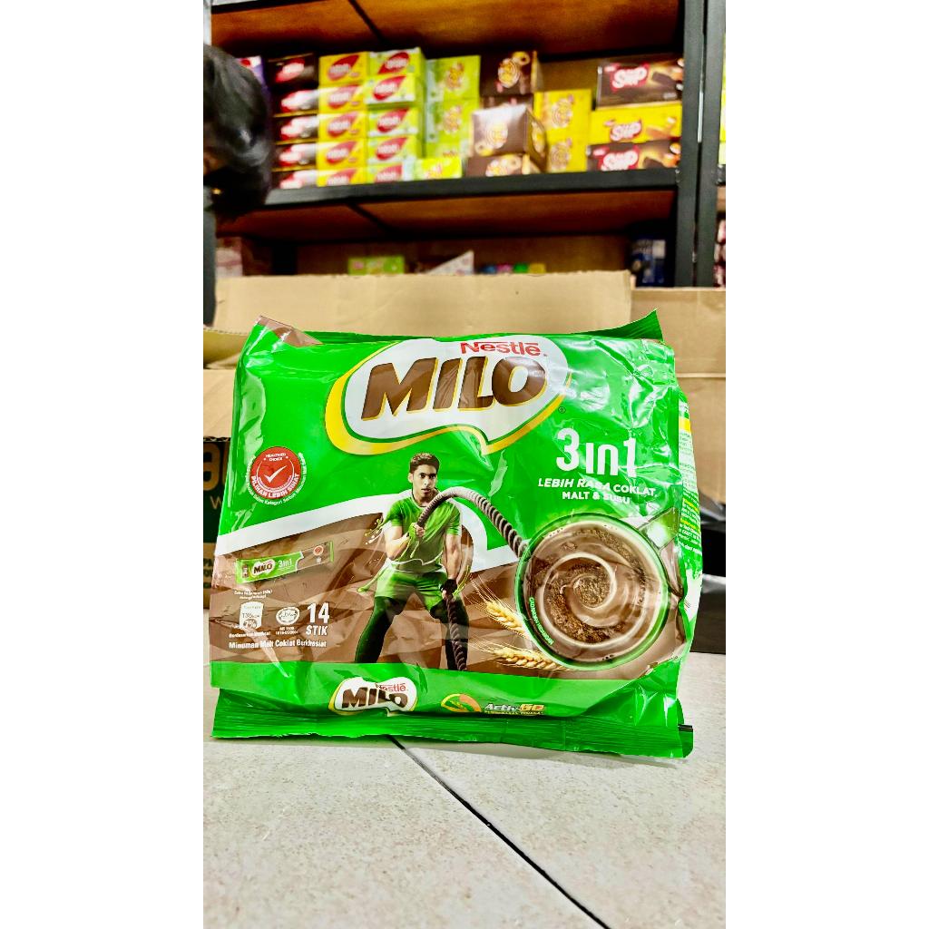 

MILO STICK 3 IN 1 14 pcs 1 Bks