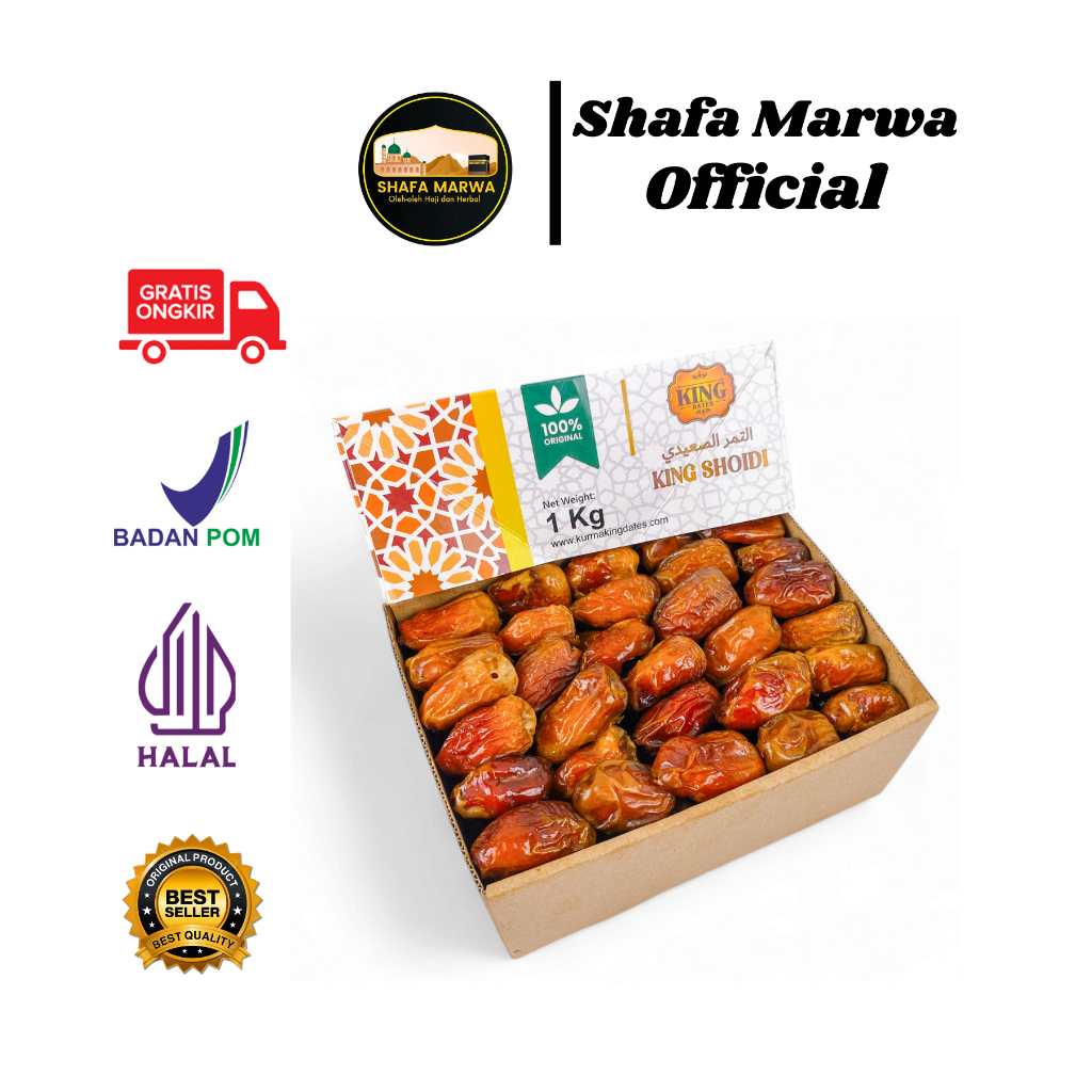 

Kurma Shoidi Libya King Dates Tebal Lembut Dan Manis 1 kg