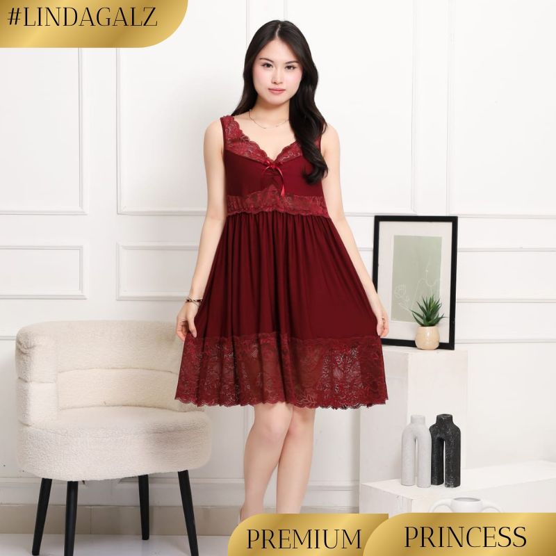Berkualitas LindaGalz PRINCESS Sexy Lingerie Jumbo Big Size Baju Tidur Sexy 081D Baju Haram Wanita