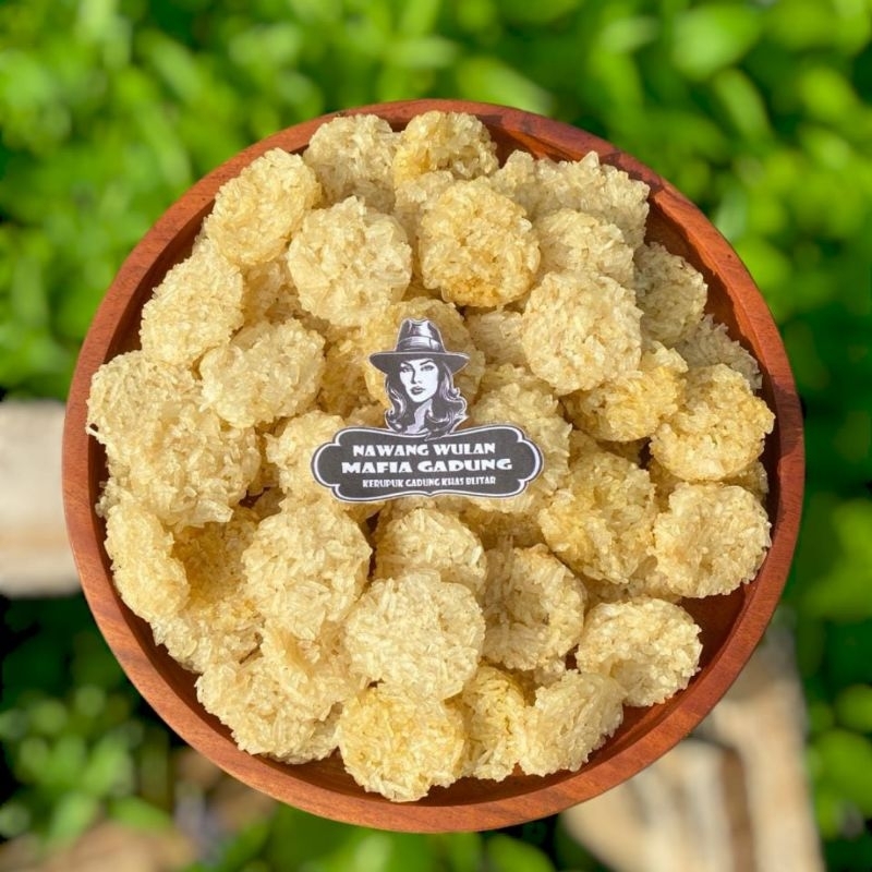 

1KG KERUPUK RENGGINANG MINI KETAN ASLI RASA BAWANG