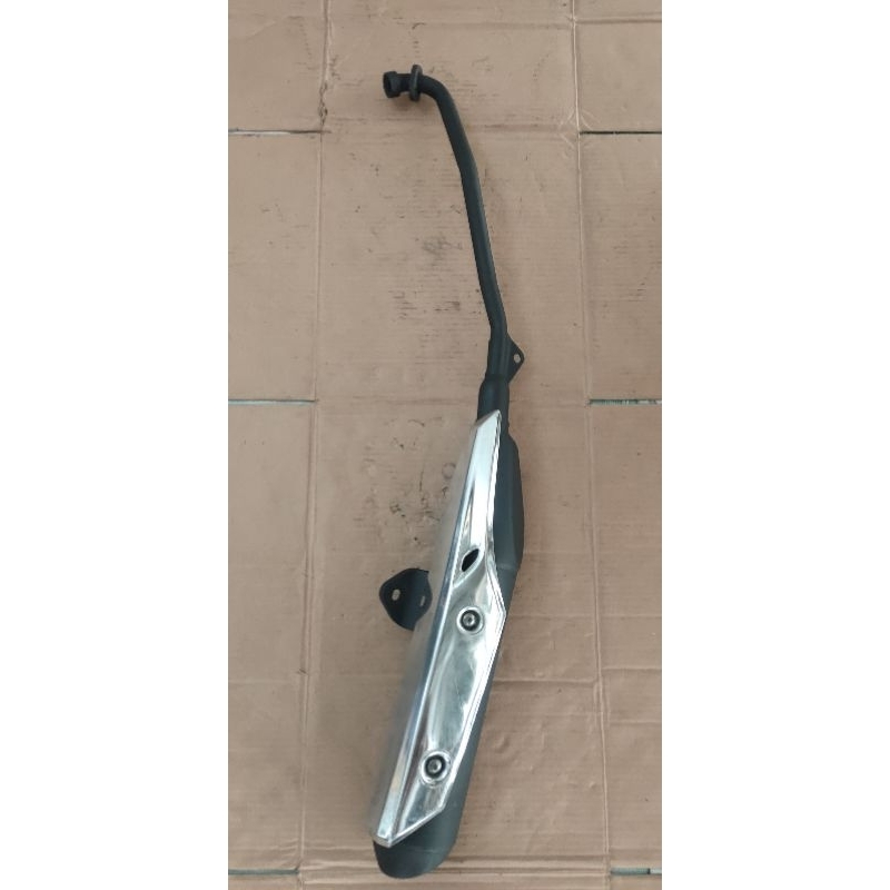 KNALPOT SUPRA FI K41, SUPRA 125 FI KYZ, DAN BLADE FI 125 INJEKSI ASLI HONDA AHM ORIGINAL